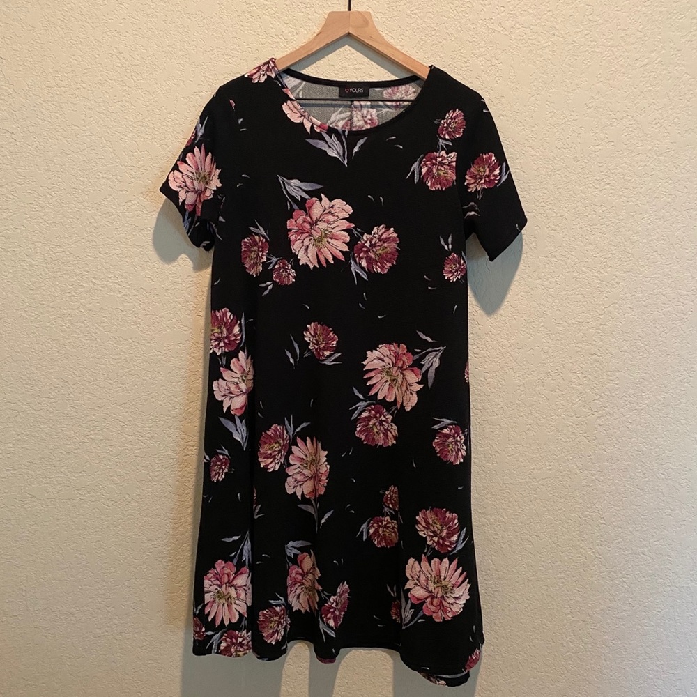 A-line Floral Dress